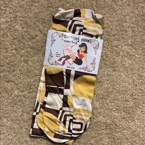 Stockings Diva Geo Print Trouser Socks